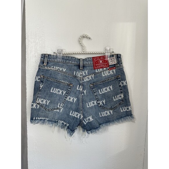 Lucky Brand Womens Totally Lucky  Pins Allover Printed High Rise Shorts Size 28 - Picture 3 of 8